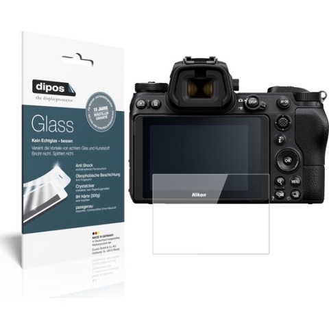 dipos I 2x Pantserfolie helder compatibel met Nikon Z6 Beschermfolie 9H screen-protector