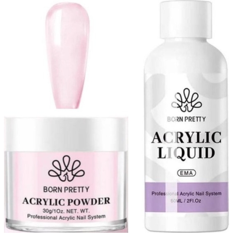Born Pretty - Acrylpoeder set - Roze - Acrylpoeder - Acryl liquid - Acryl - Monomer - Acryl nagels starterspakket - Acrylpoeder transparant - Acrylpoeder wit - Acrylpoeder roze - Acrylic powder - Acrylic nail kit - Acryl set - Acryl vloeistof