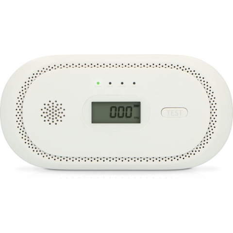 Alecto COA2650 - Koolmonoxidemelder met 10 jaar sensor en display, wit