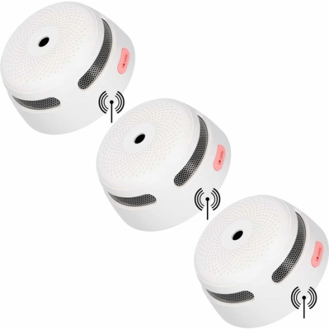 X-Sense XS01-W Draadloos koppelbare rookmelder - 3 Rookmelders - 10 jaar batterij - Voldoet aan Europese norm - Koppelbaar brandalarm