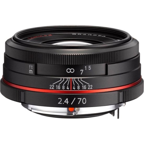 Pentax 70mm F/2.4 HD DA - zwart - geschikt voor een digitale spiegelreflexcamera van Pentax