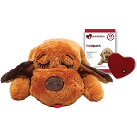 Snuggle Puppy bruin - met warmtebron en hartslag Smart Pet Love