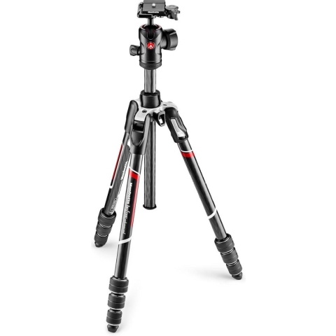 MANFROTTO Trépied Befree Advanced Carbone MKBFRTC4-BH twist lock avec rotule ball