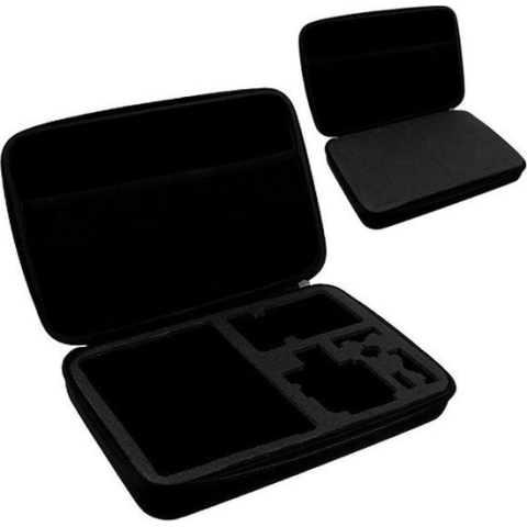 Shop4 - Actioncam Opbergtas - Groot Zwart