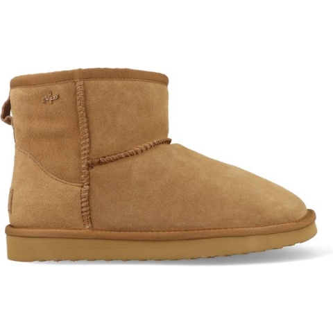 Mexx Enkellaarzen Bobby Jane Dames - Chestnut - Maat 39