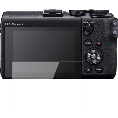 dipos I 2x Pantserfolie helder compatibel met Canon EOS M6 Mark II Beschermfolie 9H screen-protector