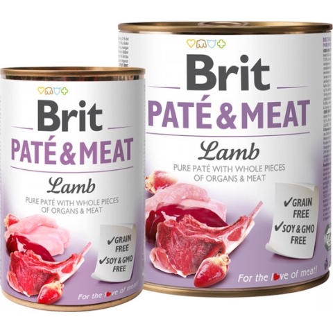 Brit Paté & Meat Lamb 400 g (6)