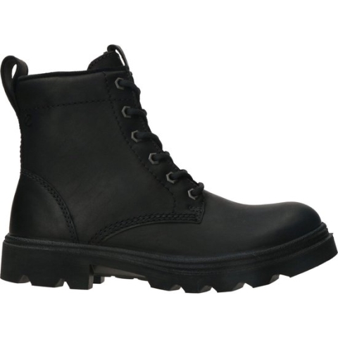ECCO Grainer Veterboot -  Vrouwen -  Zwart - Maat 41