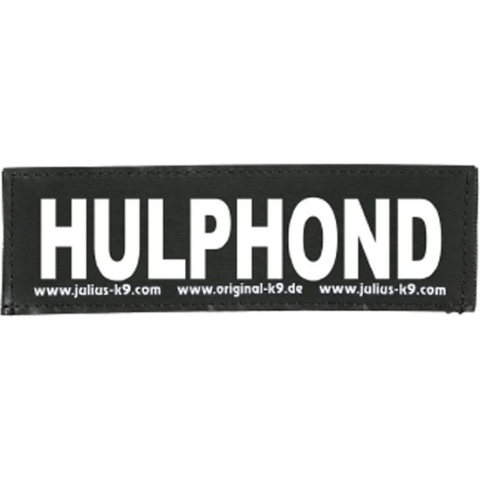 Julius-K9 label - Hulphond (30mm x 110mm)