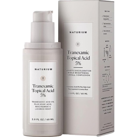 Naturium Tranexamic Topical Acid 5%, Face & Skin Care Discoloration - Hyperpigmentatie - Donkere vlekken - Lichaam & Gezichtsolie - 60ml