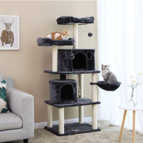 Segenn's Krabpaal - Kattenboom XL 152 CM - Luxe Kattenhuis - Katten - Kat