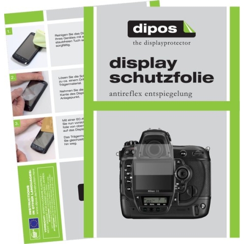 dipos I 2x Beschermfolie mat compatibel met Nikon D3 Folie screen-protector