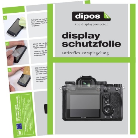 dipos I 2x Beschermfolie mat compatibel met Sony Alpha 7R IV Folie screen-protector