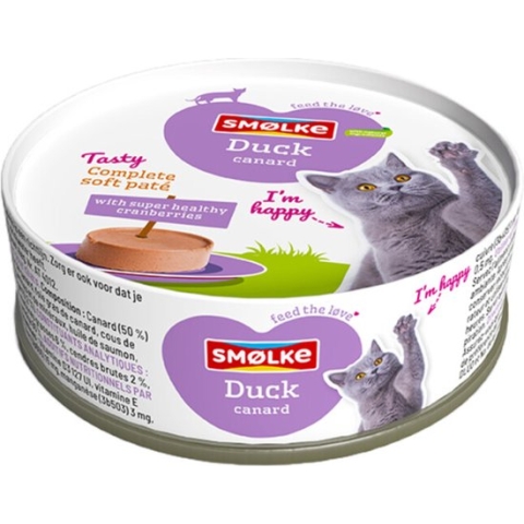 Smølke Soft Paté Duck 24x80g