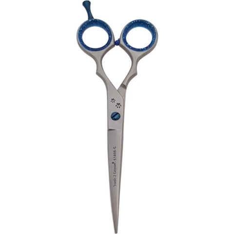 Tools-2-groom sharp edge schaar gebogen 51600c - Default Title