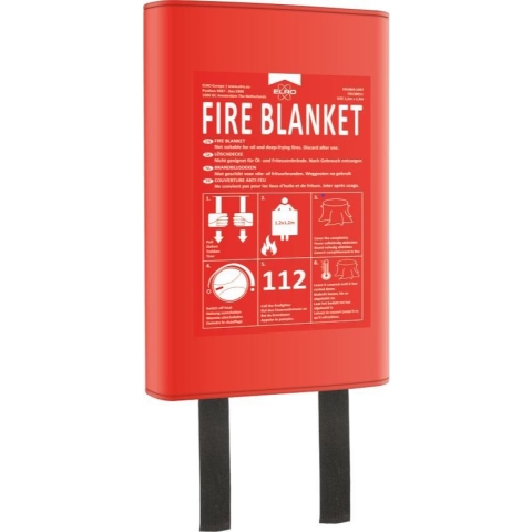 ELRO FB1300 Blusdeken 1.20m x 1.20m – In harde kunststof box - voldoet aan EU-norm EN1869