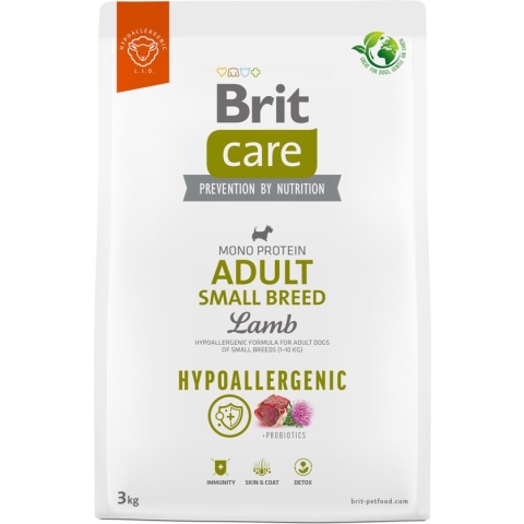 Brit Care Adult Small Breed Lamb & Rice 3 kg - Hond