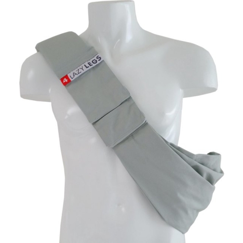 4lazylegs Hondendraagzak Pocket Canvas - Mineral grey (Grijs)