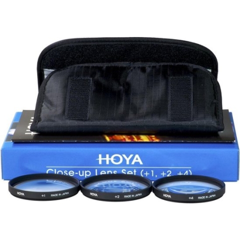 Hoya Filter Close-Up Set (+1, +2, +4), HMC II - 49mm