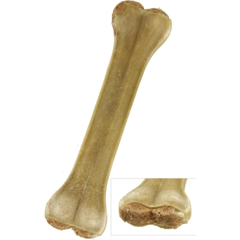 Petsnack - Hondensnack - Geperst Bot Gevuld Met Rund - 8 inch 20 cm - 5 st