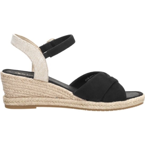 Tamaris Sandaal - Vrouwen - Zwart/beige - Maat 38