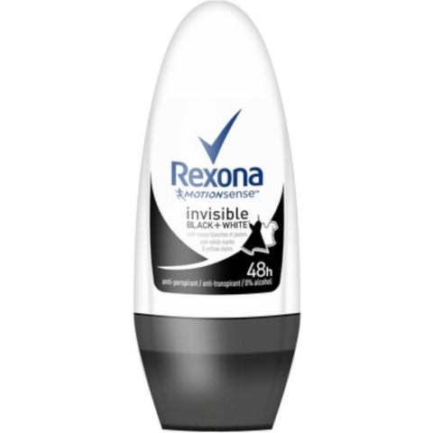 Rexona Deo Roll-on – Invisible Black & White 50 ml