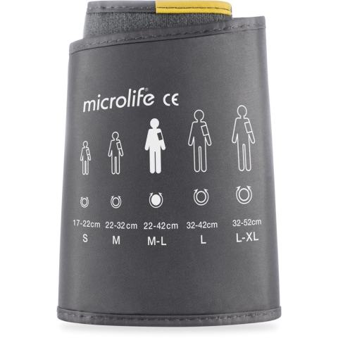 Microlife Flexibel Manchet - Maat M-L (22-42cm) - Klinisch gevalideerd - Geschikt voor meestvoorkomende armomtrek en alleen voor een Microlife Bovenarm Bloeddrukmeter