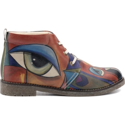 GOBY - Behind your Eyes - Enkel laars - Laars - Laarzen - Damesboots - Dames laarzen - Ankle boot - Handmade - Maat 42