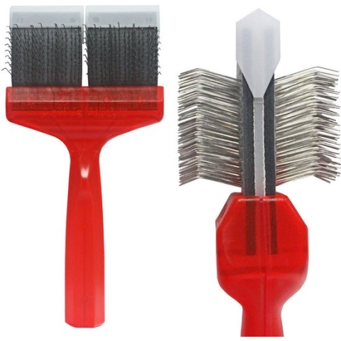 Activet borstel mega mat zapper rood