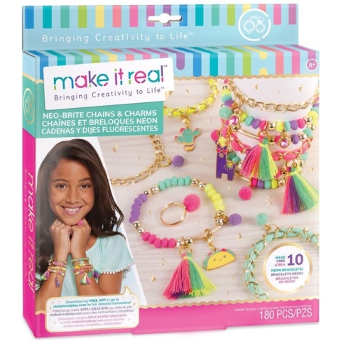 Make it Real Neon Armbanden met Bedeltjes maken