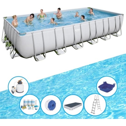 Bestway Zwembad Power Steel - Zwembad Deal - 732x366x132 cm