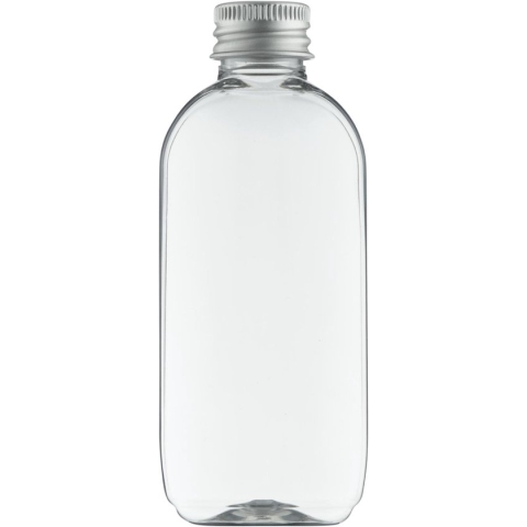 Lege plastic fles 75 ml PET transparant - met aluminium dop - set van 10 stuks - navulbaar - leeg