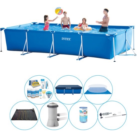 Zwembad Plus Accessoires -  Frame Pool Rechthoekig 450x220x84 cm