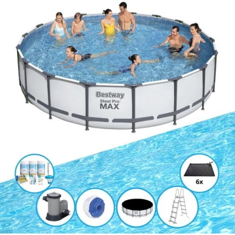 Bestway Zwembad Steel Pro MAX - Zwembad Deal - 549x122 cm