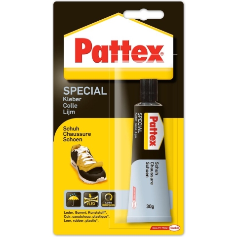 Pattex Special Schoen Schoenlijm - 30g - Schoen- & Leer Lijm - Lijmen voor schoenreparatie - Restorerende Schoenenlijm!