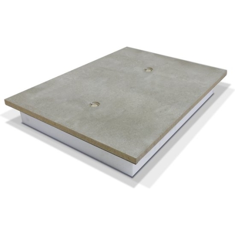 Storax - kruipluik - vloerluik 495 x 795mm met 2x luikring 90mm PS schuim - Rc 2,5 - Woningbouw luik -