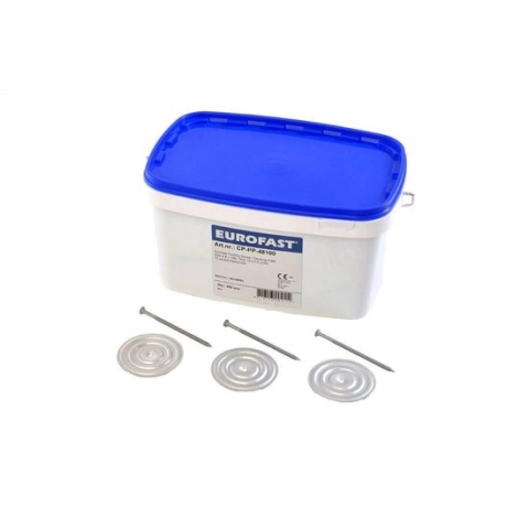 Combinatiepakket 5,0 x 60mm voor PIR isolatie 40mm - 250 stuks