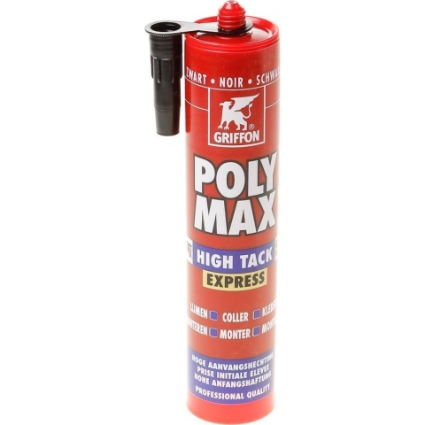 GRIF constructielijm high Tack Express, zw, verpakkingseenheid 435g