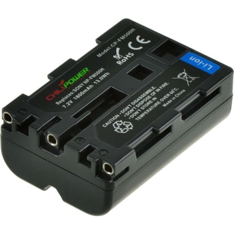 ChiliPower NP-FM500H accu voor Sony - 1800mAh