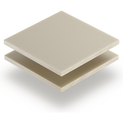 Plexiglas satijn crème glans/mat 4 mm - 140x80cm
