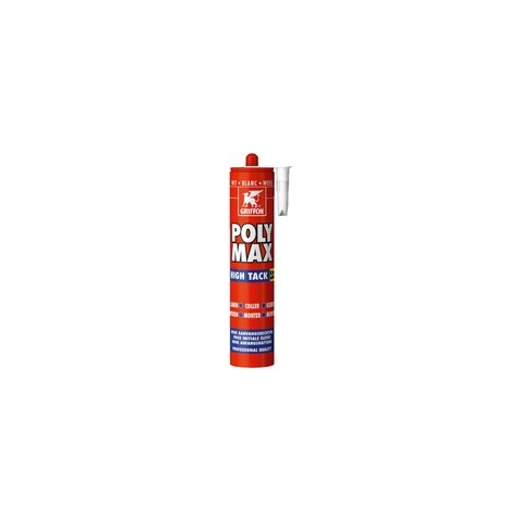 Griffon Poly Max High Tack Montagelijm - Wit - Koker - 425gr