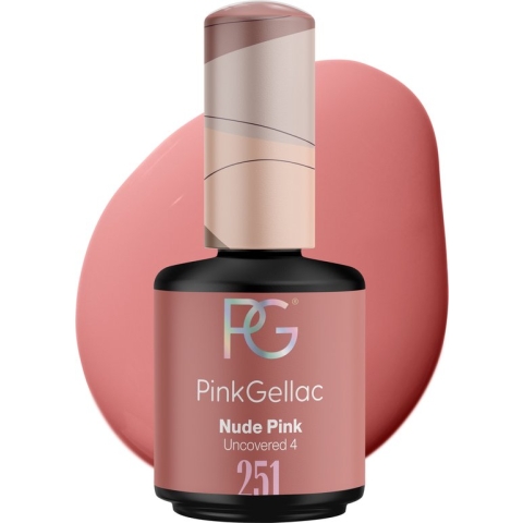 Pink Gellac 251 Nude Pink Gel Lak 15ml - Roze Gel Nagellak - Gel Nails - Gelnagel Producten