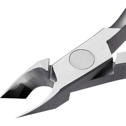 Professionele nagelriemtang | Precisie chirurgisch roestvrij staal nagelknipper, franjehandgreep, enkele veer, 5 mm kaak (halve kaak)