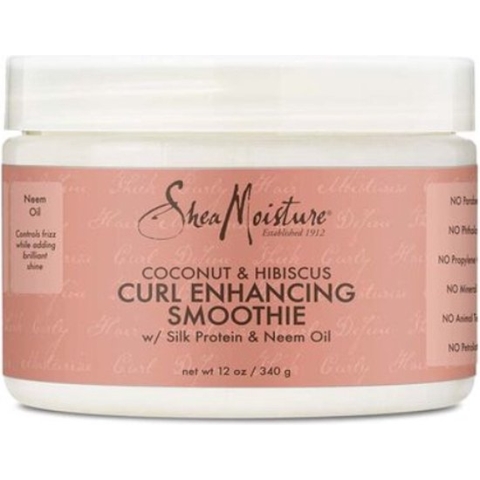 Shea Moisture Coconut & Hibiscus - Curl Enhancing Smoothie Haarcrème - 340 g