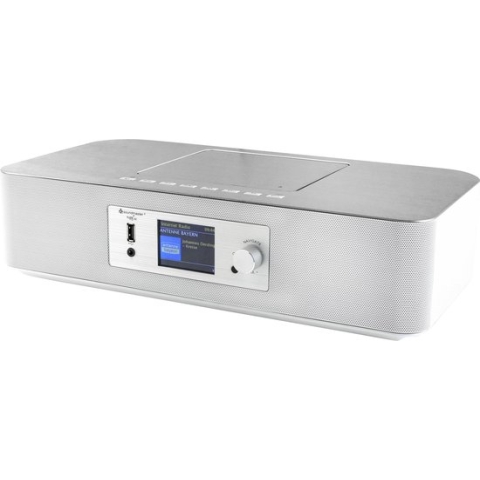 Soundmaster ICD2020WE - Muziekcenter met internet-, DAB+ en FM-radio, CD- en netwerkspeler, wit