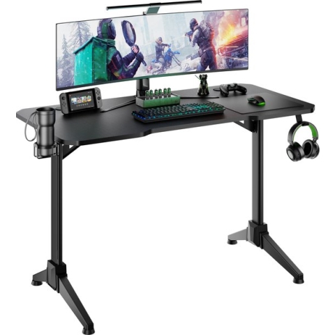 Game bureau - computertafel - computerbureau - zwart