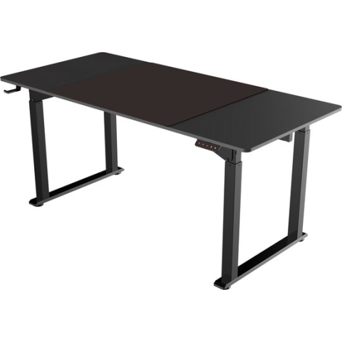 Bureau zit sta elektrisch verstelbaar - game bureau - ergonomische werkplek - 130 kg belastbaar - 160 x 75 cm