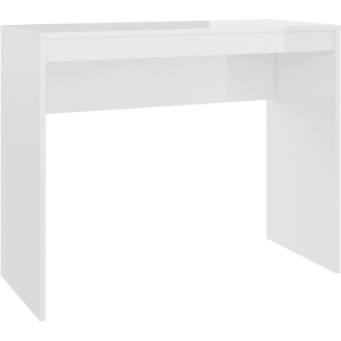 vidaXL-Bureau-90x40x72-cm-bewerkt-hout-hoogglans-wit