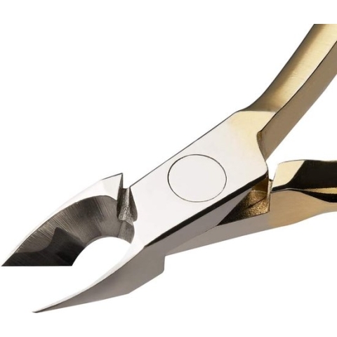 viba professionale huidtang, Frans greep, verguld, 6 mm Snede goud