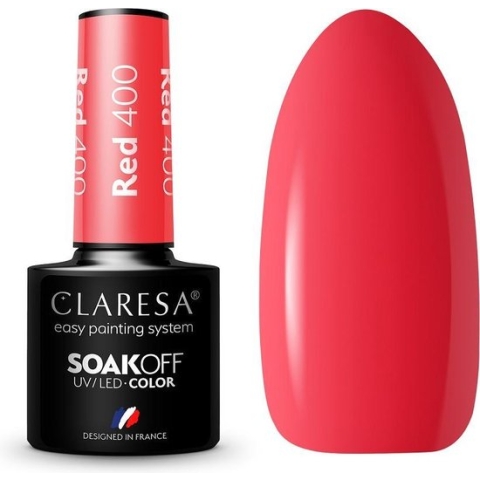 Soak Off UV/LED Rode Hybride Vernis 400 5g